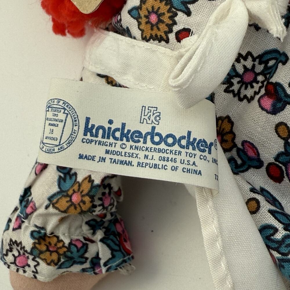 Vintage 1970s Knickerbocker Raggedy Ann & Andy 7" Dolls - NEW - Picture 5 of 10